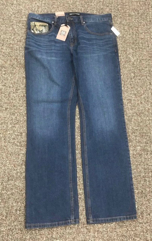 Realtree - Men's Regular Fit Straight Leg Denim Jeans