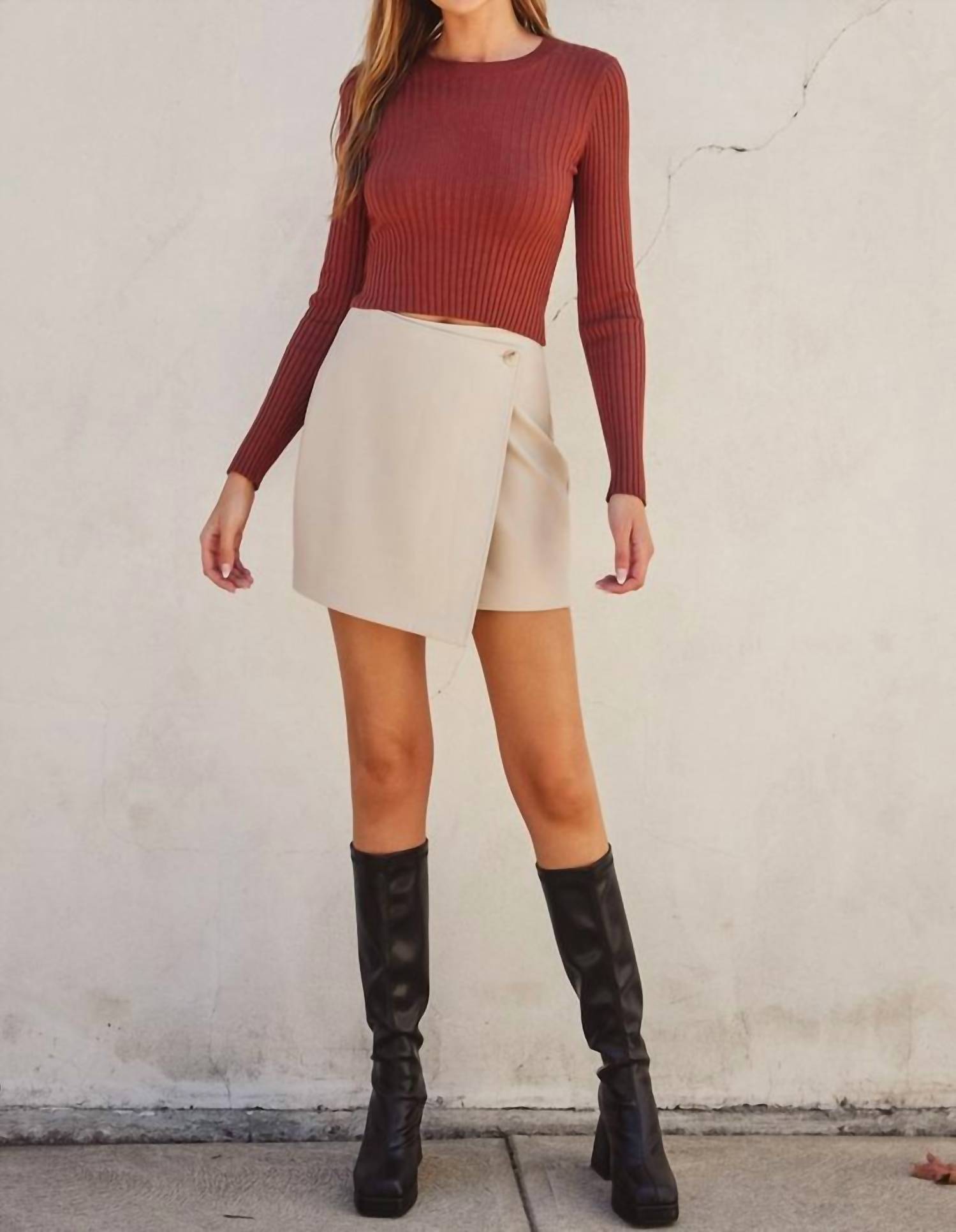 Dress Forum - Vegan Leather Mini Skirt