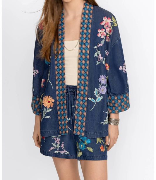 Johnny Was - EVANGELINE TENCEL CROPPED KIMONO