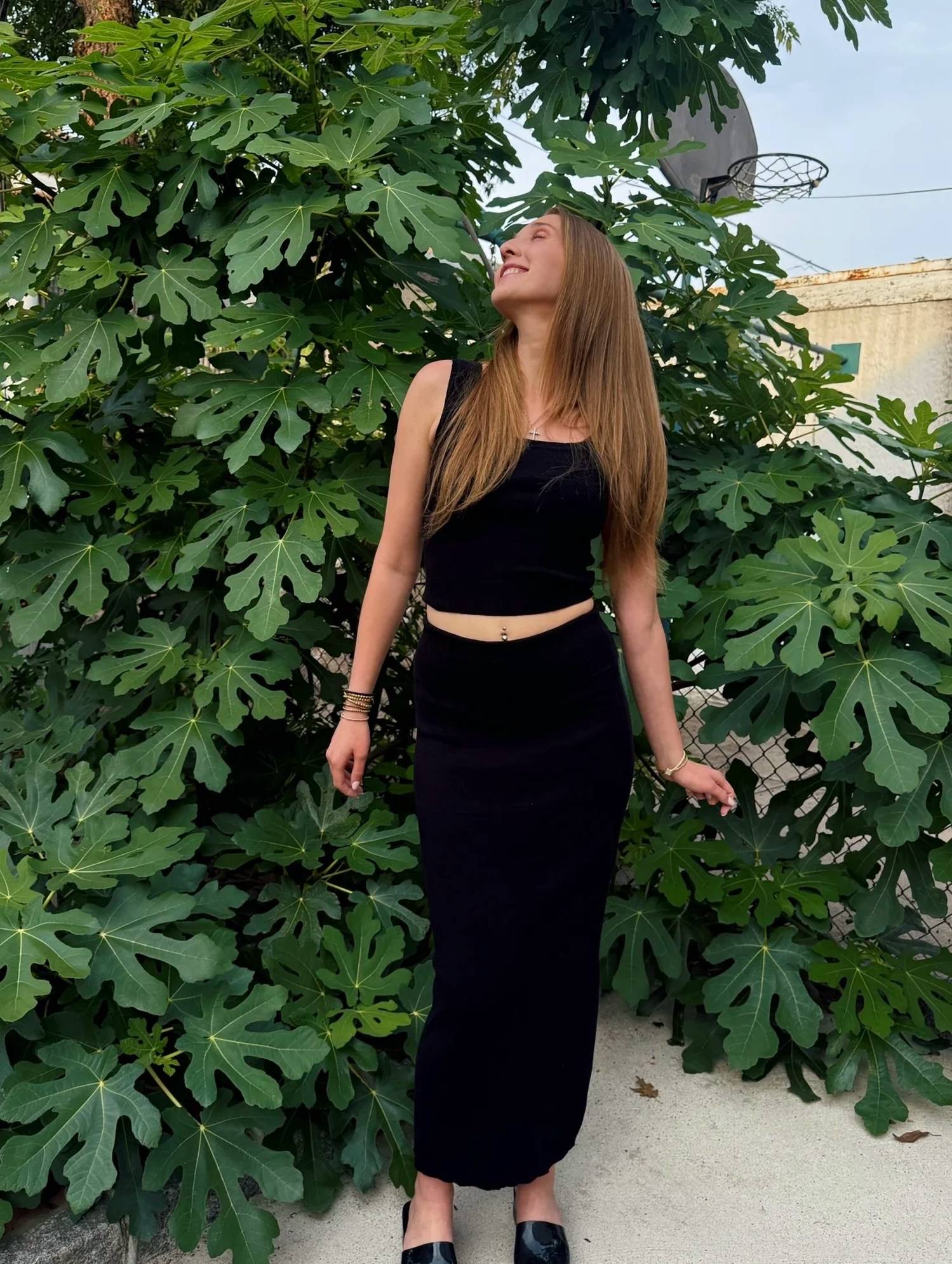 Et Clet - Midnight Summer Knit Tank Top And Maxi Skirt Set