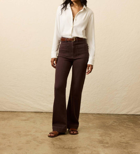 Faherty - Women's Stretch Terry Patch Pocket Pant