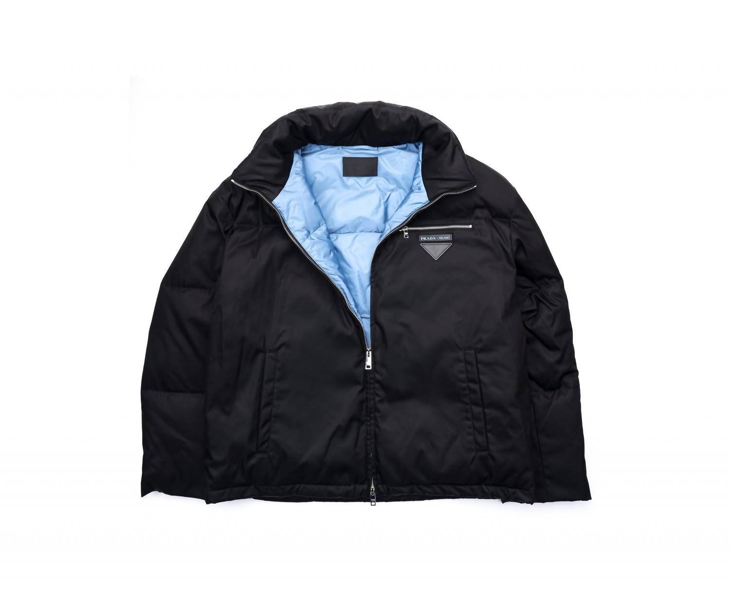 Prada - Puffer Jacket With Contrast Lining