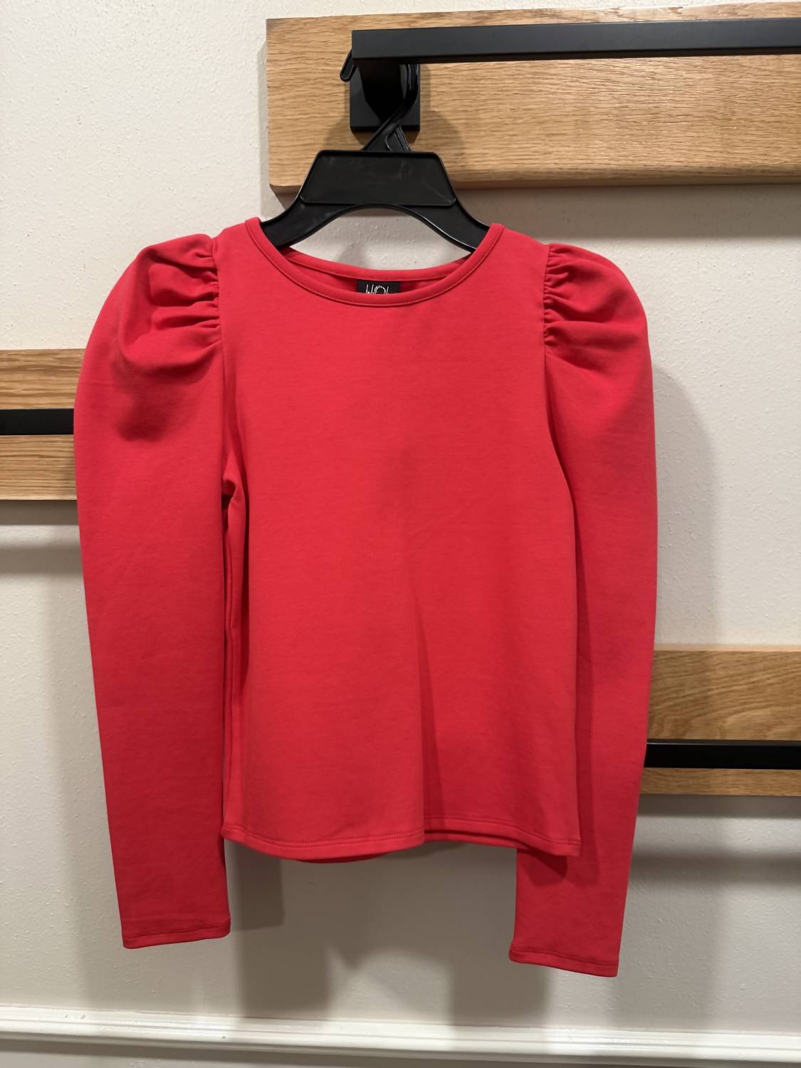 Little Olin - Girl's Puff Sleeve Cotton Top