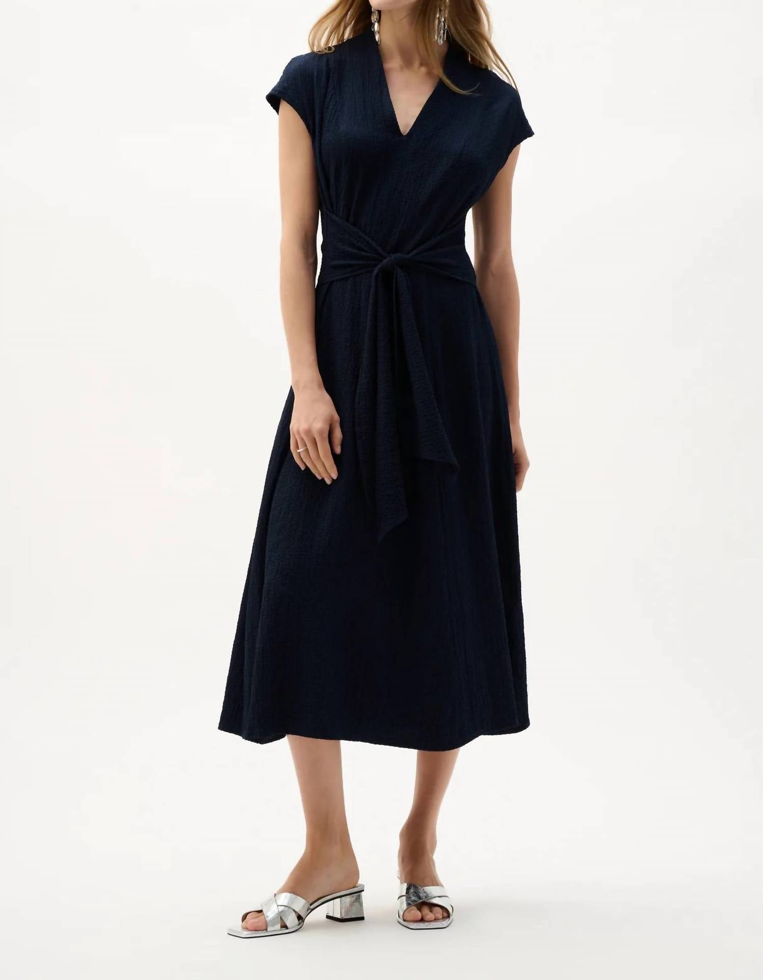 Joseph Ribkoff - Woven seersucker dress