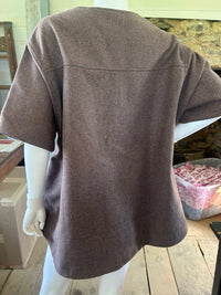 Before You - Women's 3/4 Sleeve Button Up Wool Jacket