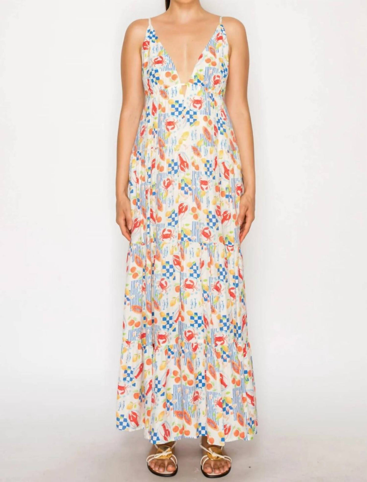 Meet Me In Santorini - Women's Mykonos Market Maxi Dress