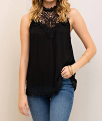 Entro - Lace Halter Top