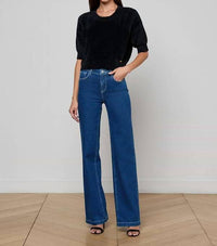 L'Agence - Guinevere Cropped Pullover Sweater
