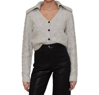 Le Jean - Cable Knit Cardigan
