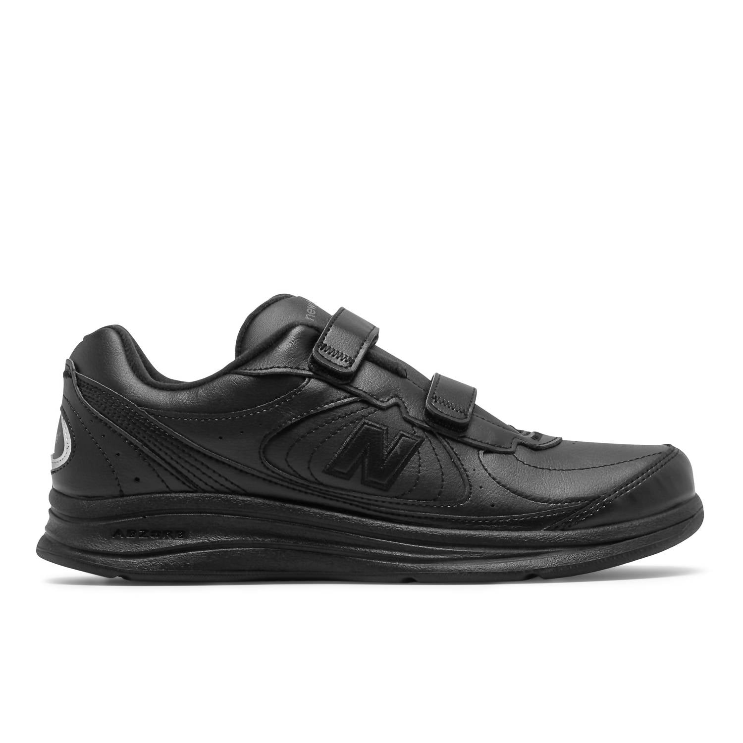 New Balance Men's 577's Alternative Closure Shoes in black - men's sneaker - detail view
