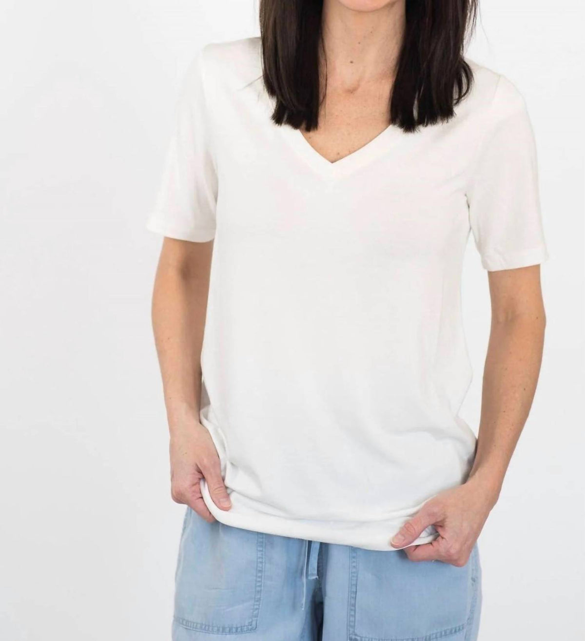 Zenana - Becca V-neck Tee