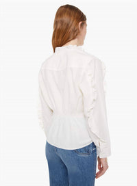 Mother Shakespeare In The Park Blouse in the park in off white - women's blouse - alternate view