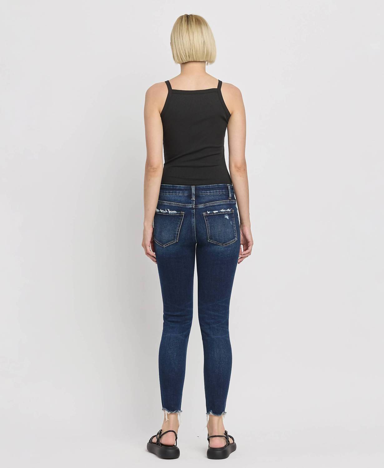 Flying Monkey - Mid Rise Ankle Skinny Jeans