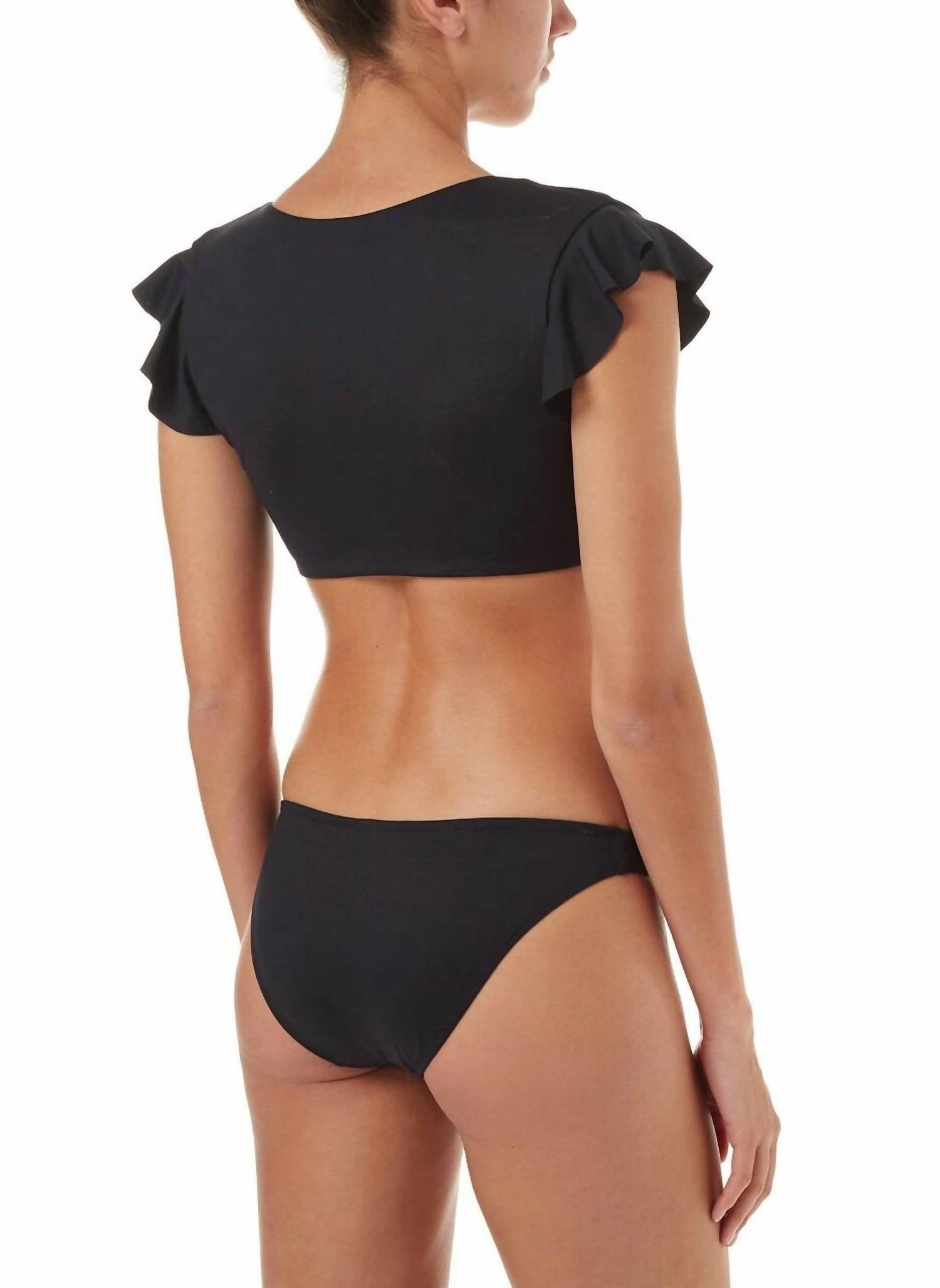 Melissa Odabash - Koshamui Tie Front Frill Bikini Top