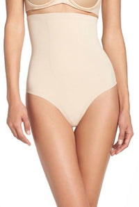 TC Fine Intimates Medium Control High-waist Thong Panty in nude - women's intimate