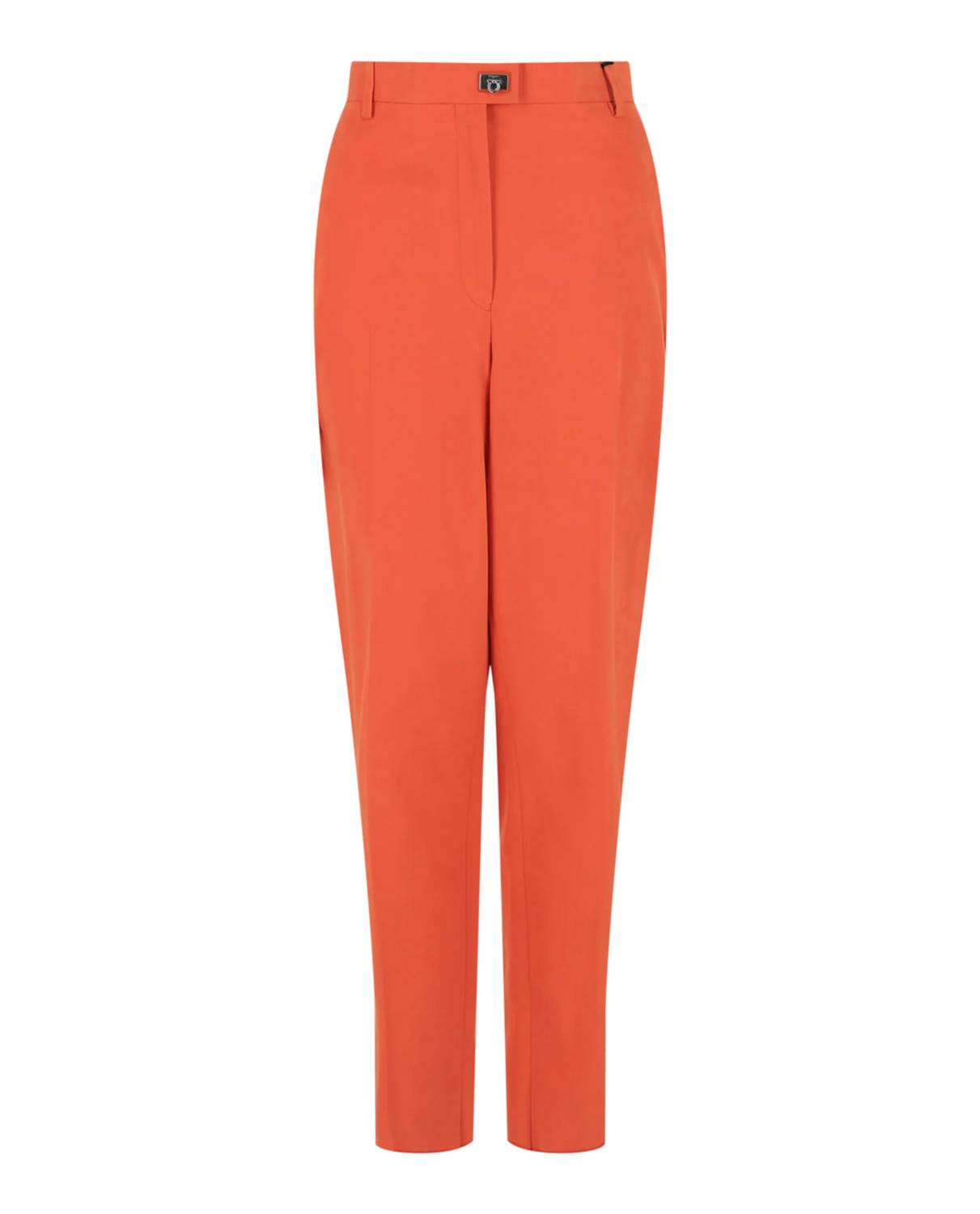 Salvatore Ferragamo - Women's Gancini-plaque Straight-leg Trousers