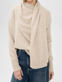 Vince - Draped Crew Neck Sweater