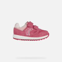 GEOX Girls' Alben GA Sneakers in fuchsia - kids' sneaker - alternate view