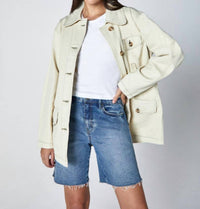 Unpublished Ari Chore Jacket in beige - women's jacket - alternate view