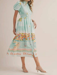 &Merci - Summer Of Love French Midi Dress