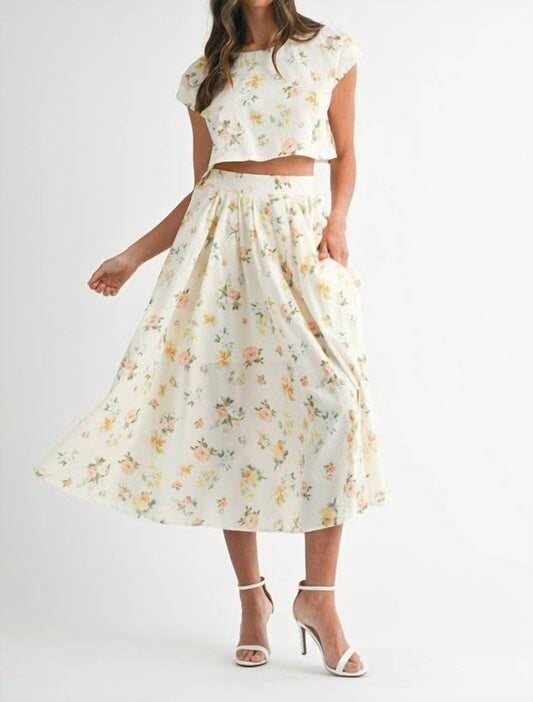 Mable - Vivienne Floral Top