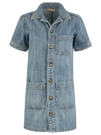 Kut From The Kloth - Women's Denim Dress With Button Front And Pockets