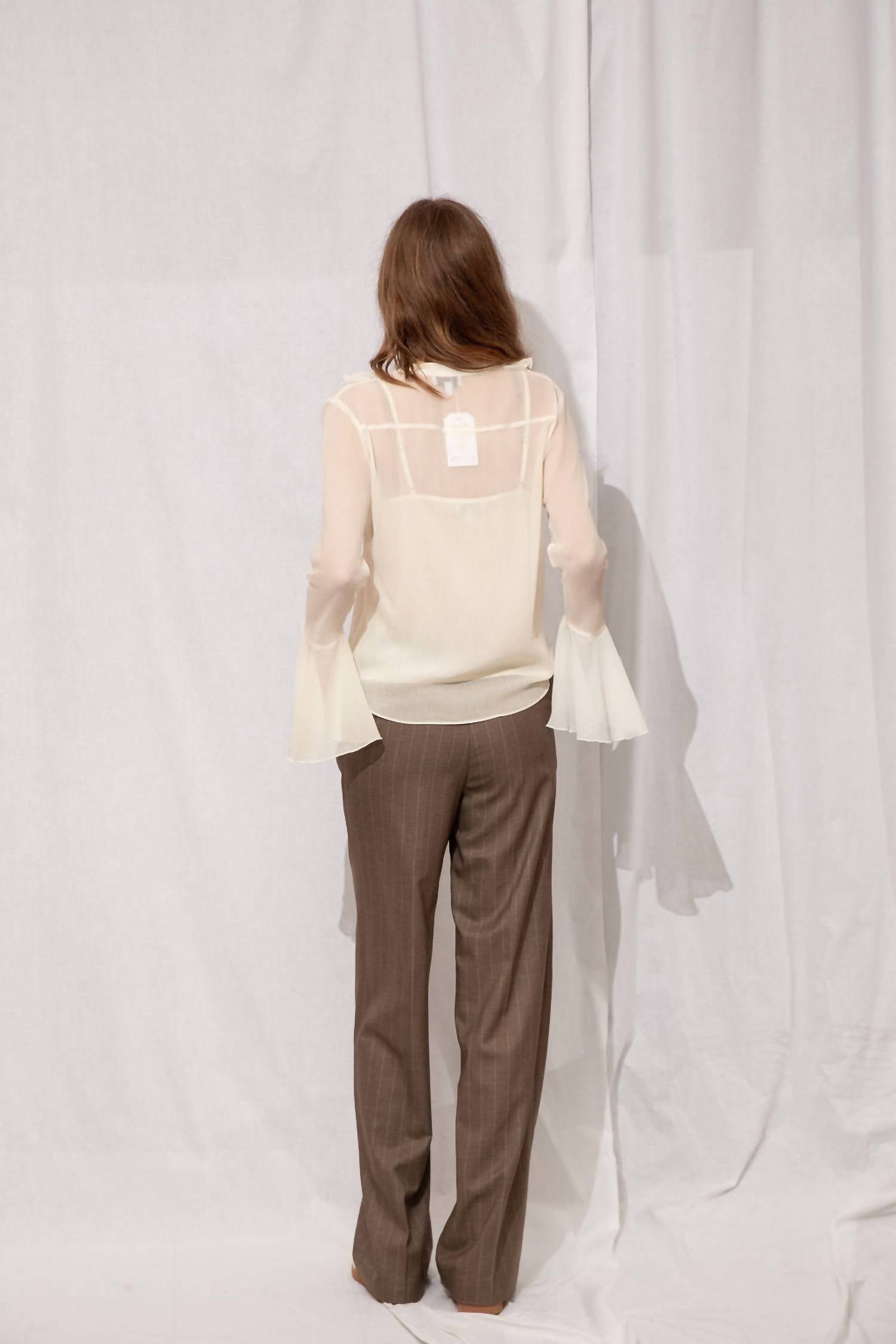Lucy Paris - Delphine Long Sleeve V-neck Top