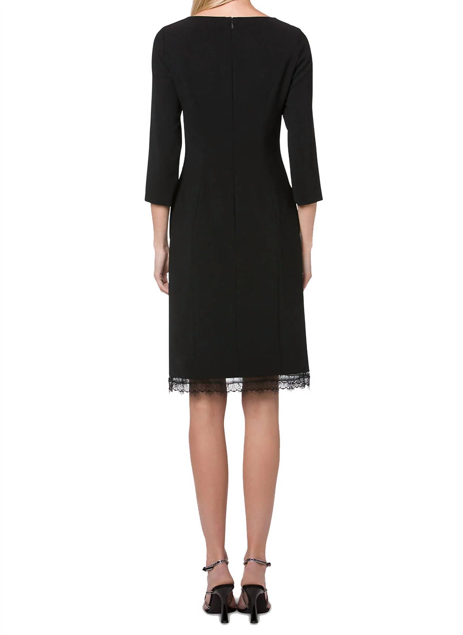 Alberta Ferretti - Cady Long Sleeve Knee Length Dress