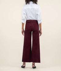Kut From The Kloth - Meg High Rise Wide Leg Raw Hem Pants