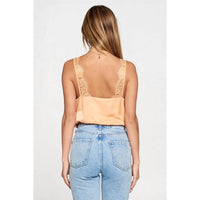 Fore Collection - Satin Eyelash Lace Bodysuit