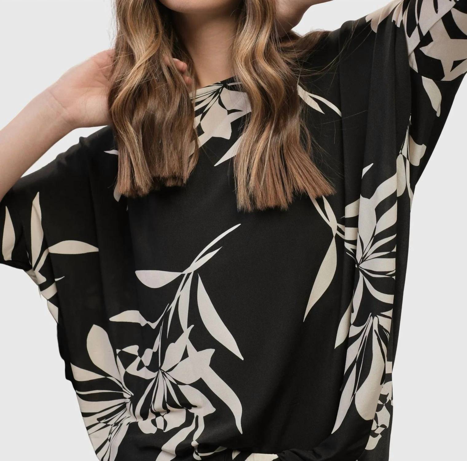 ALEMBIKA Ciao Ciao Blouson Top in floral - women's blouse - view 6