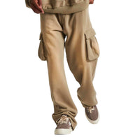 EMBELLISH Men's Official Cargo Sweatpant in beige - men's pants