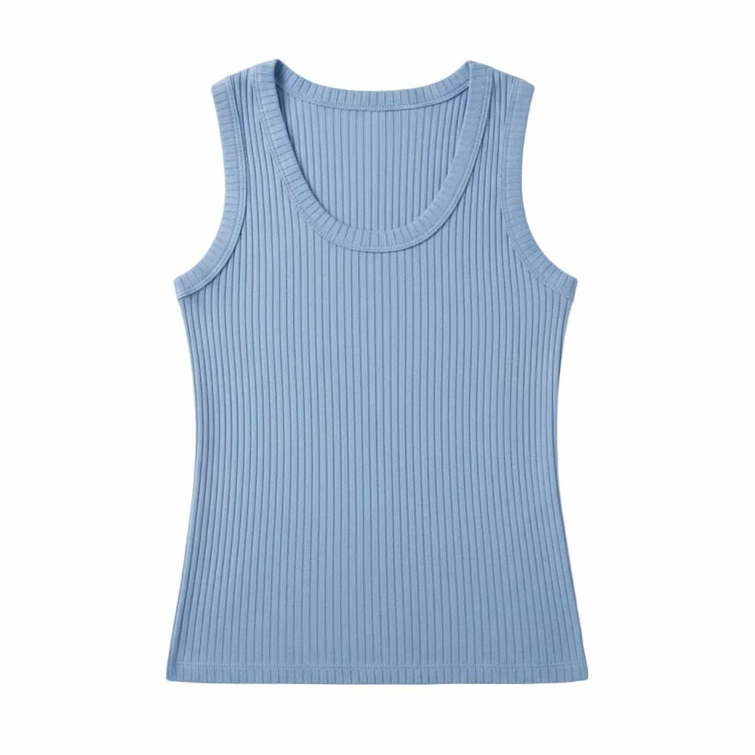Karen Kane - Women's Ribbed Scoop Neck Tank Top