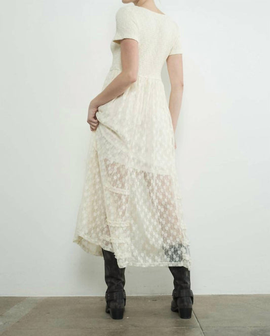 Aaron & Amber - Heirloom Lace Maxi Dress