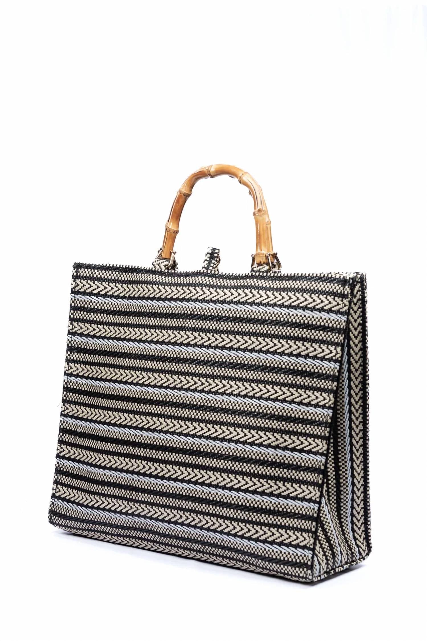Elektra'S Workshop - Women's Handmade Woven Straw Tote Bag