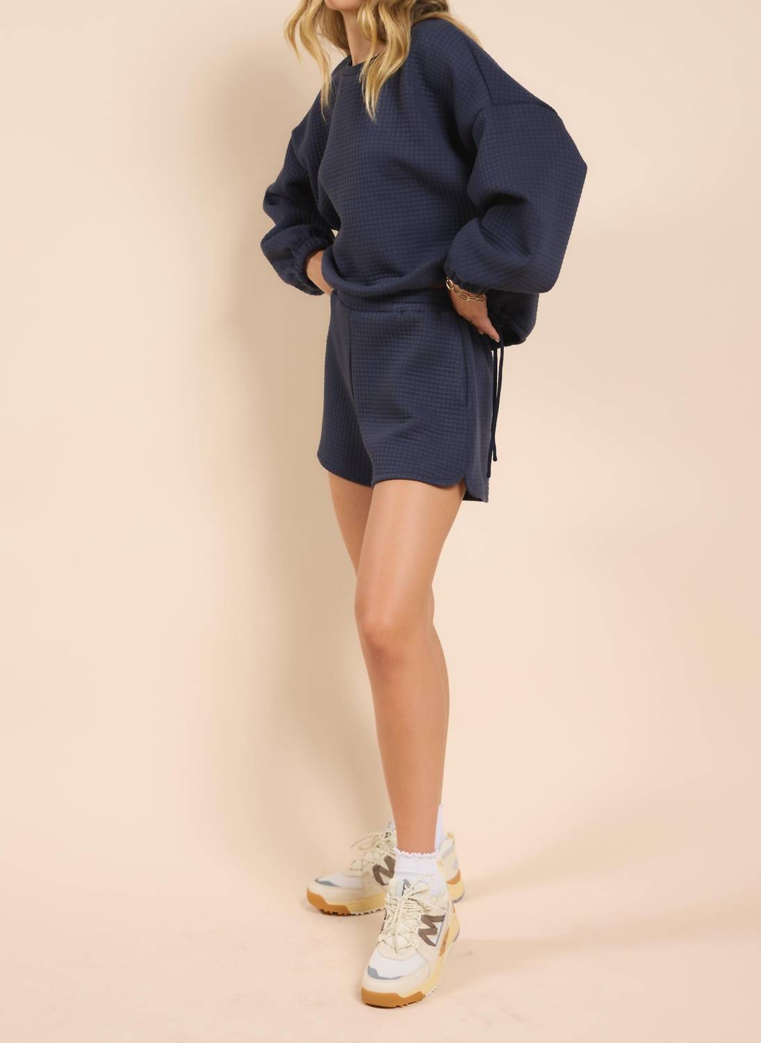 Sadie & Sage - Pastime Textured Terry Shorts