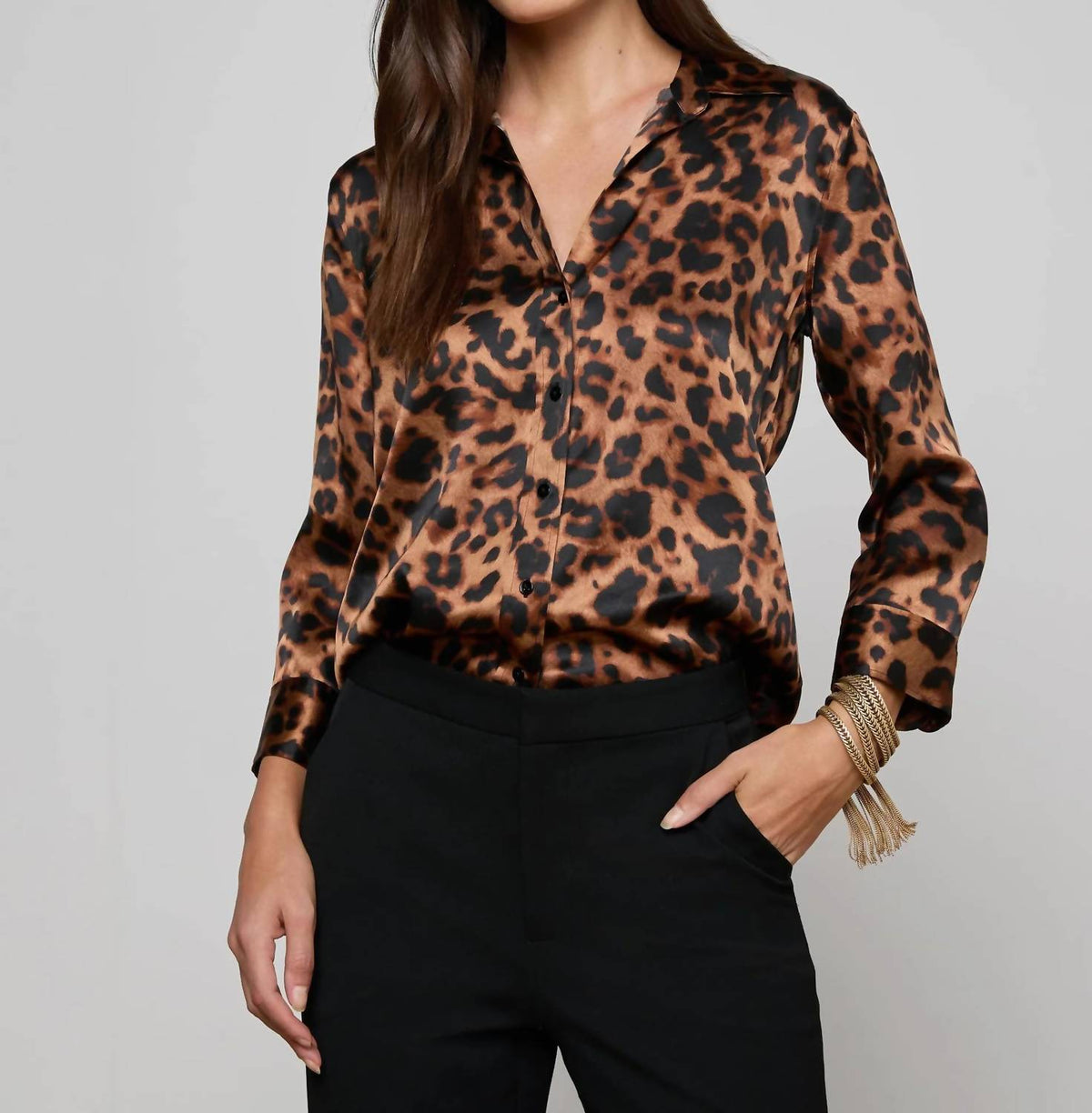 L'Agence - Dani Silk Blouse