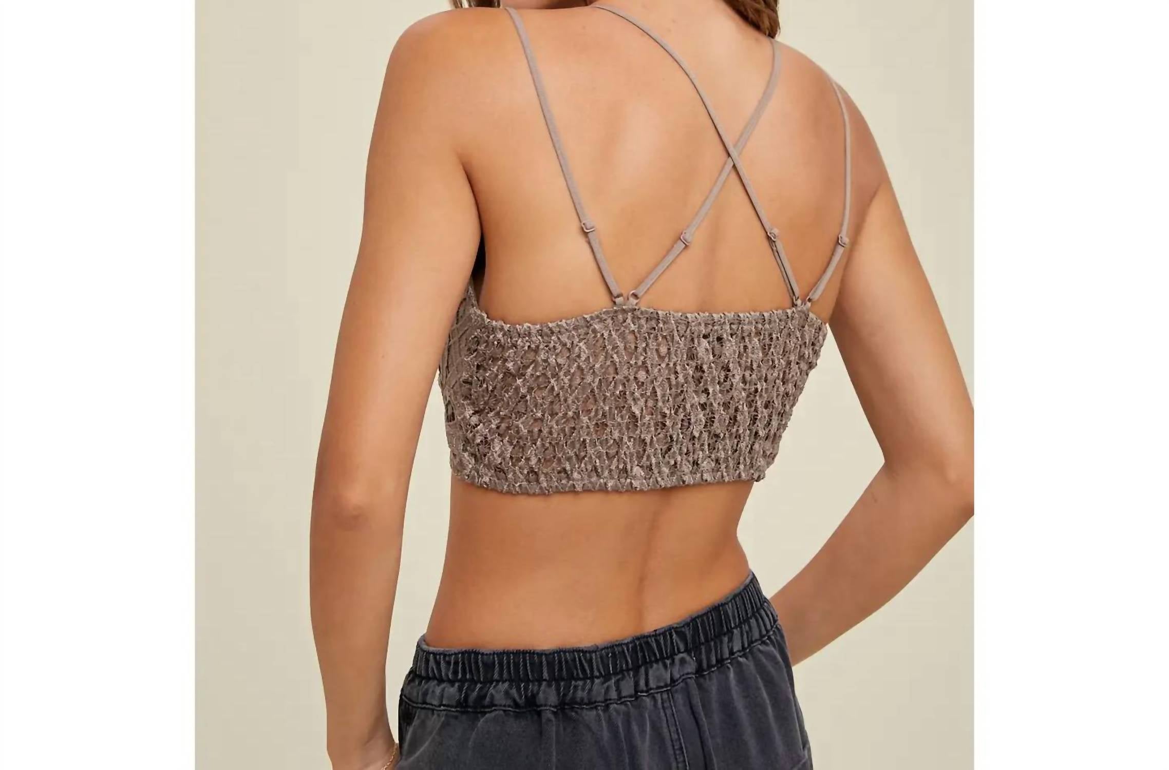 Wishlist - Double Strap V-neck Bralette