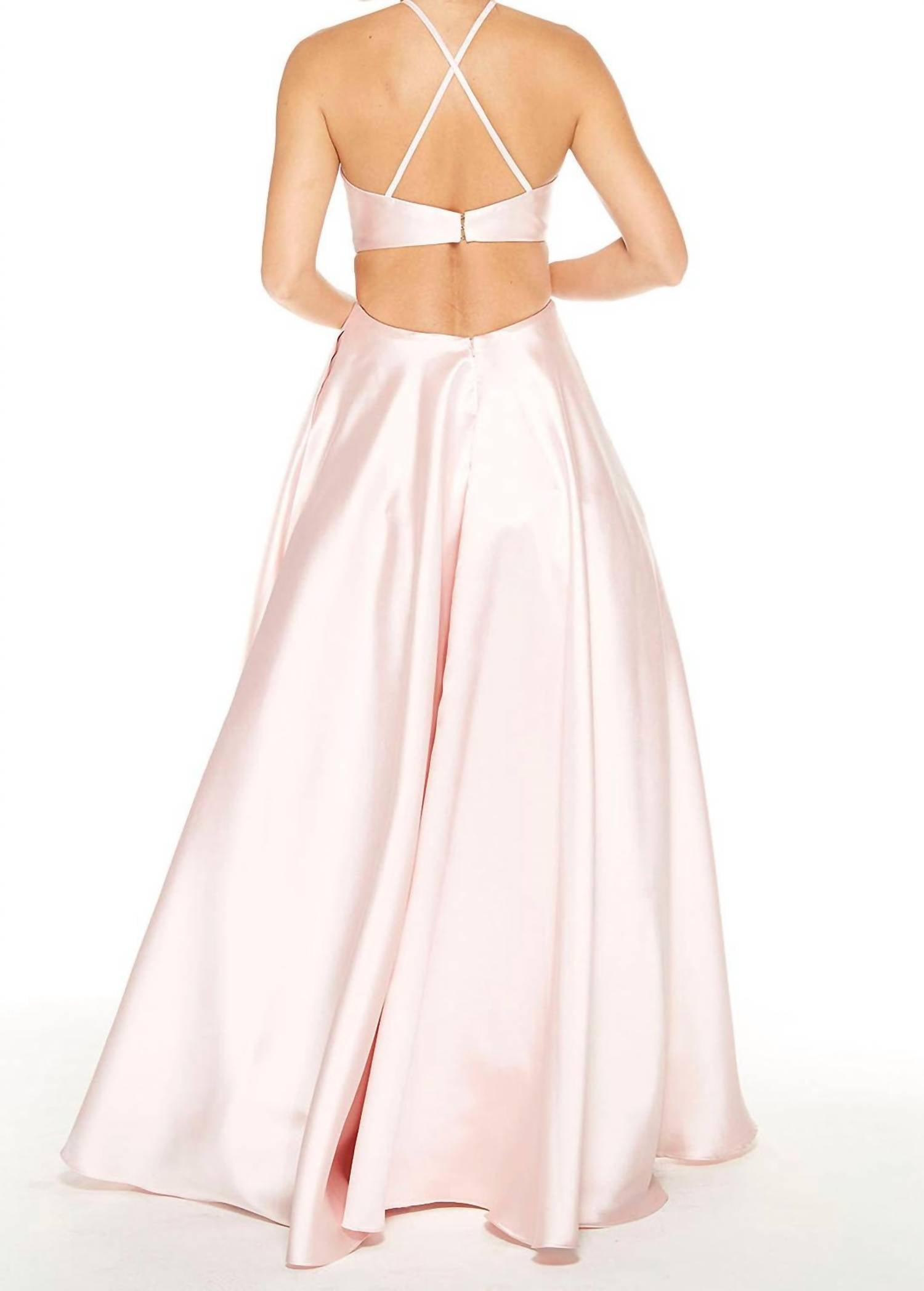 Alyce Paris - High Neck Simple Gown