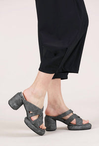 All Black - Women's Mod Overlay Mules