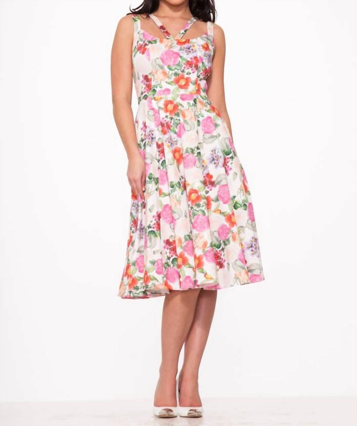 Orchid Bloom - Jolie Swing Dress