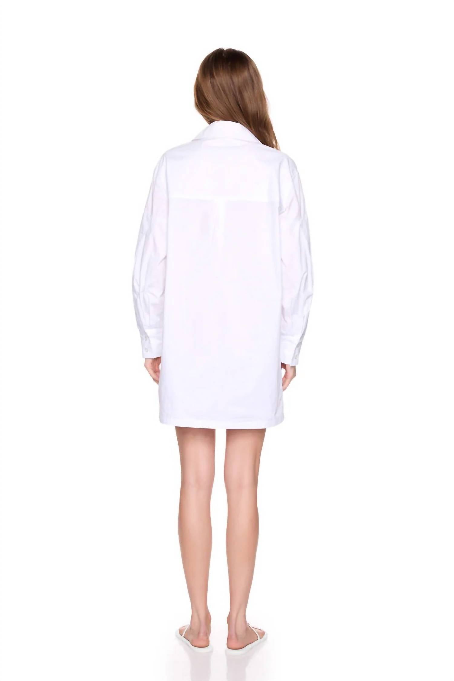 Susana Monaco - Poplin Button-down Shirt Dress