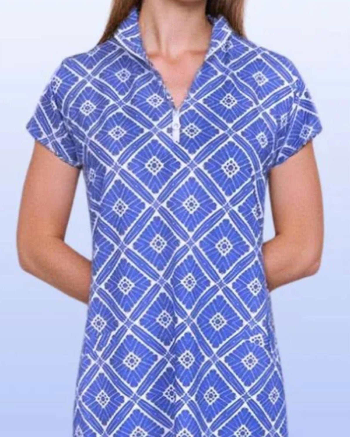 Katherine Way - Annapolis Cap Sleeve Polo Dress