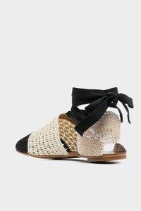 Castaner - Women's Gretel Crochet Flat Sandal