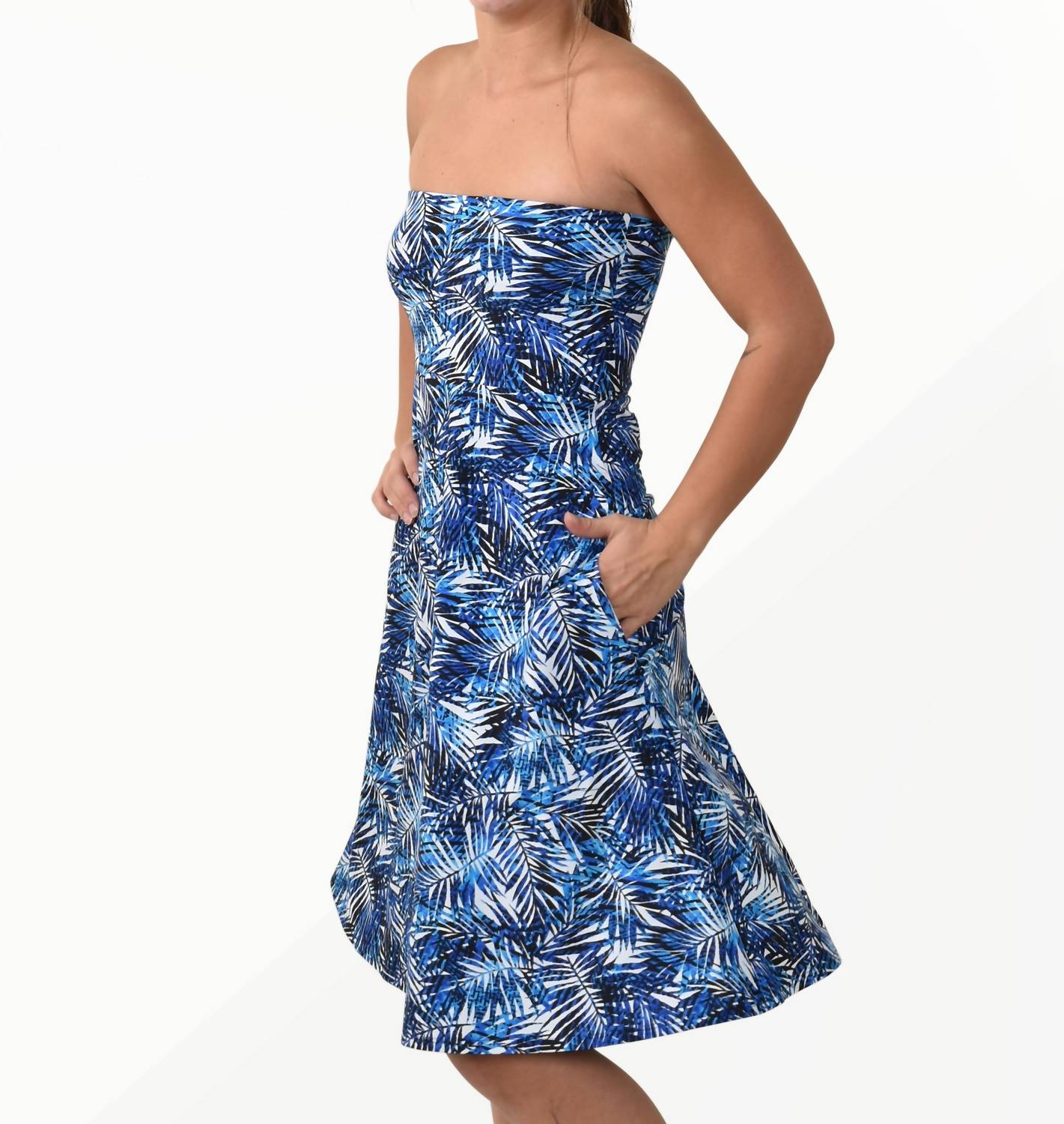 Southwind Laguna Dress in navy pam - women's dress