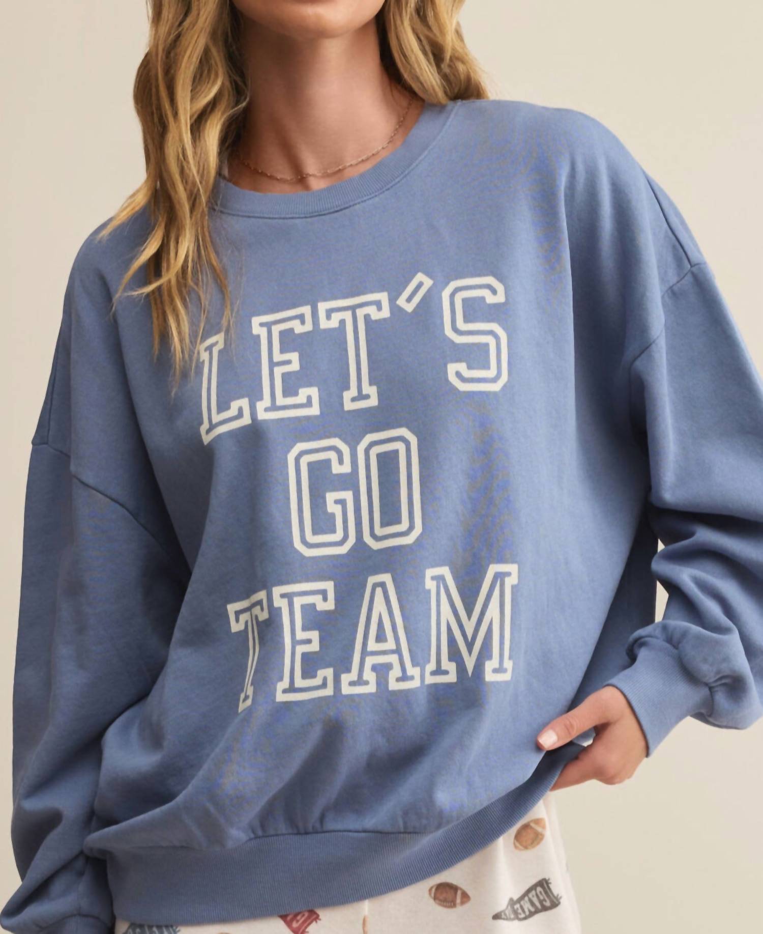 Z Supply - Let's Go Team Sunday Sweatshirt