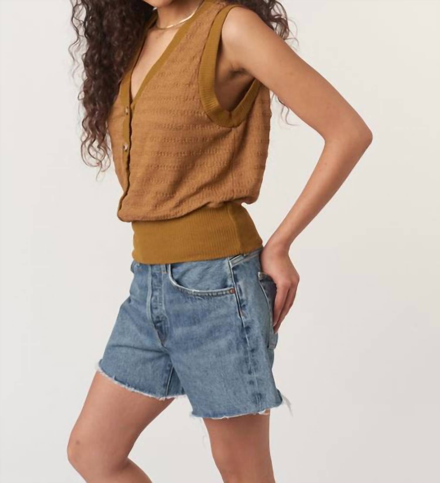 Project Social T - Ingrid Button Front Tank