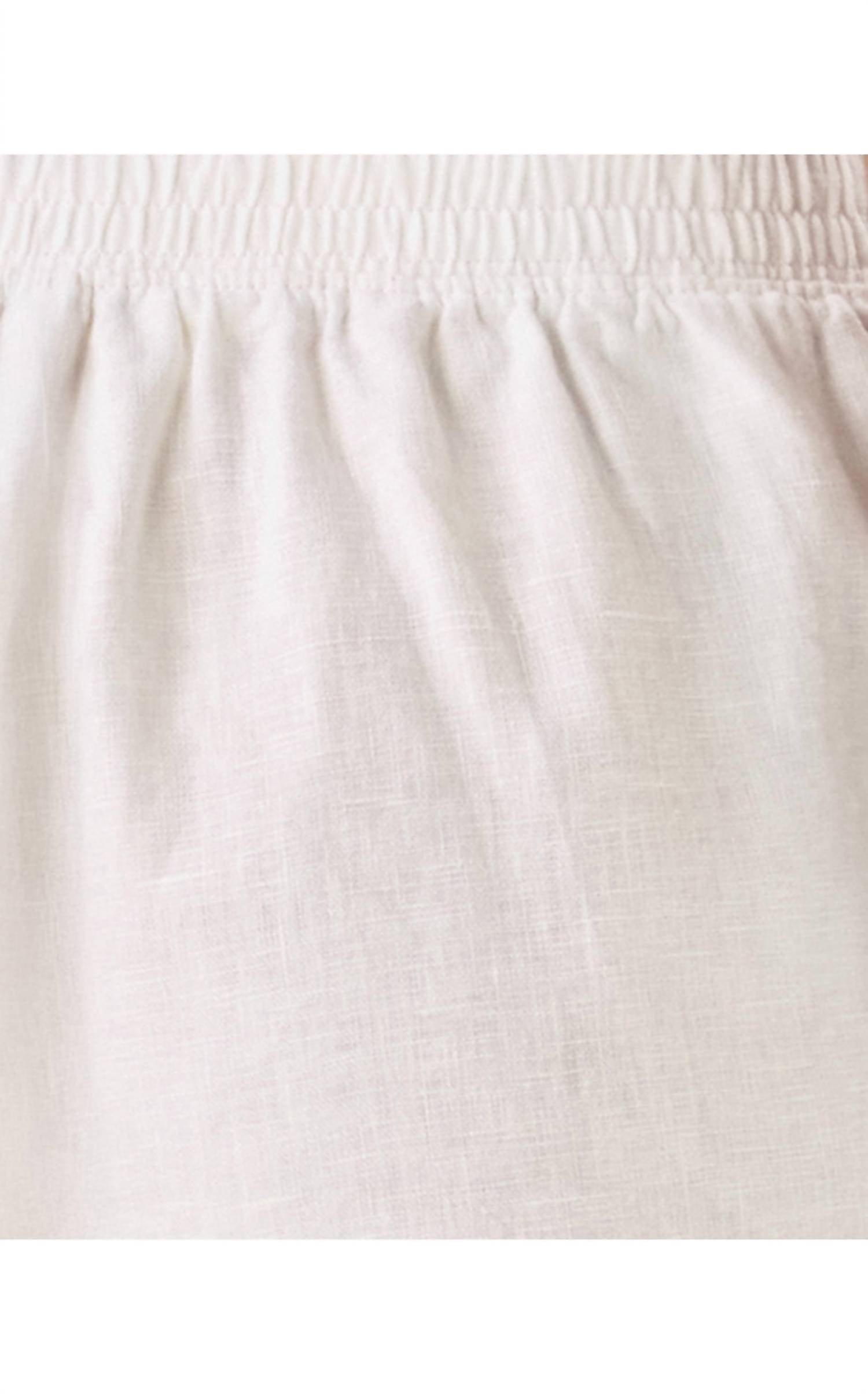 Lilly Pulitzer Captina Linen Shorts in resort white - women's pants - view 5