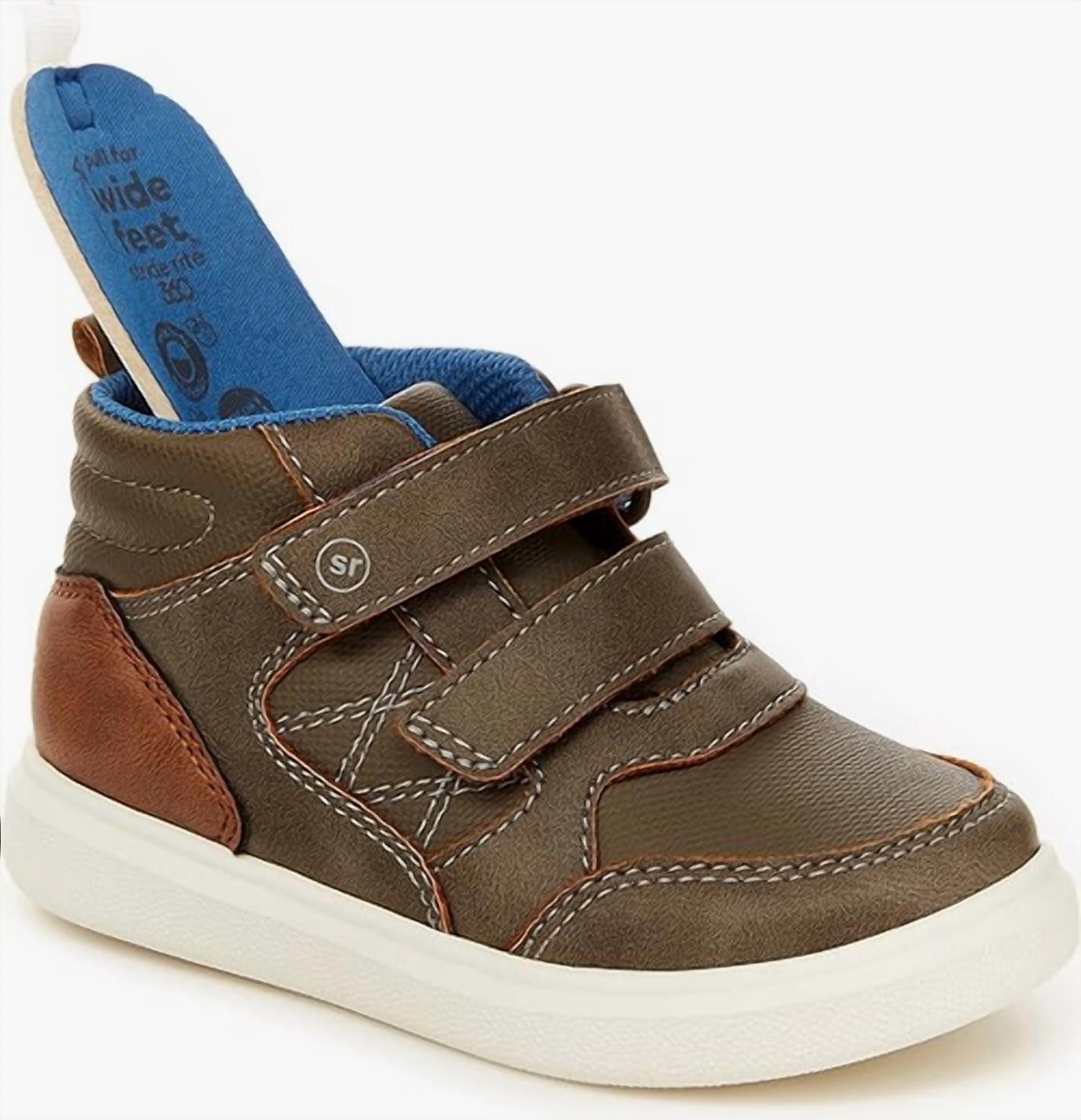 Stride Rite Little Kid's Cedric Sneaker in brown - kids' sneaker - view 5