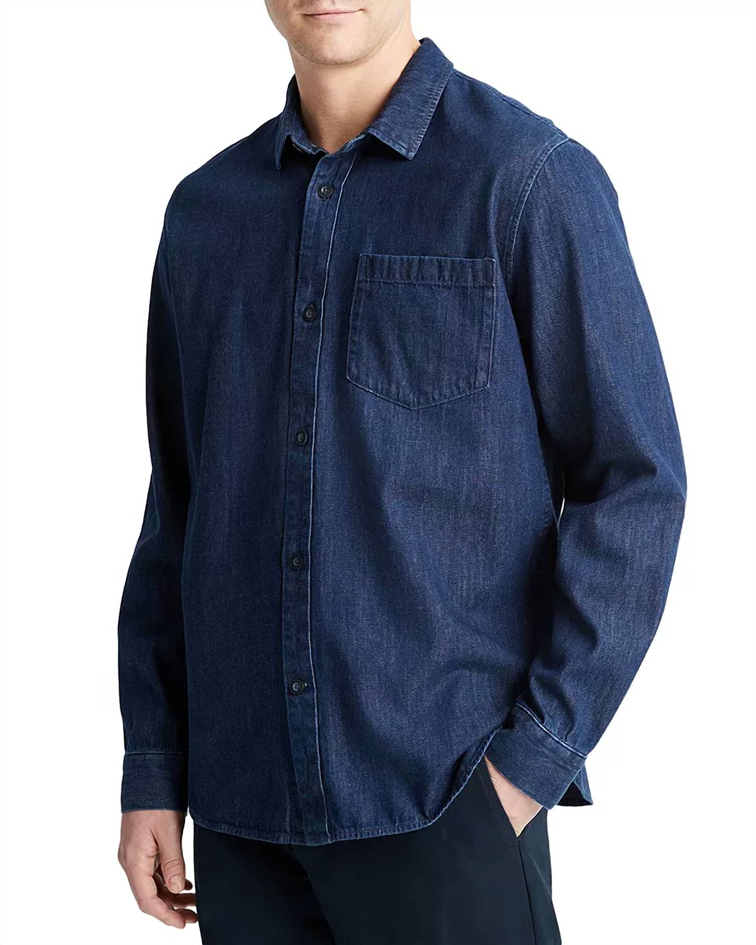 Vince - Denim Long Sleeve Shirt